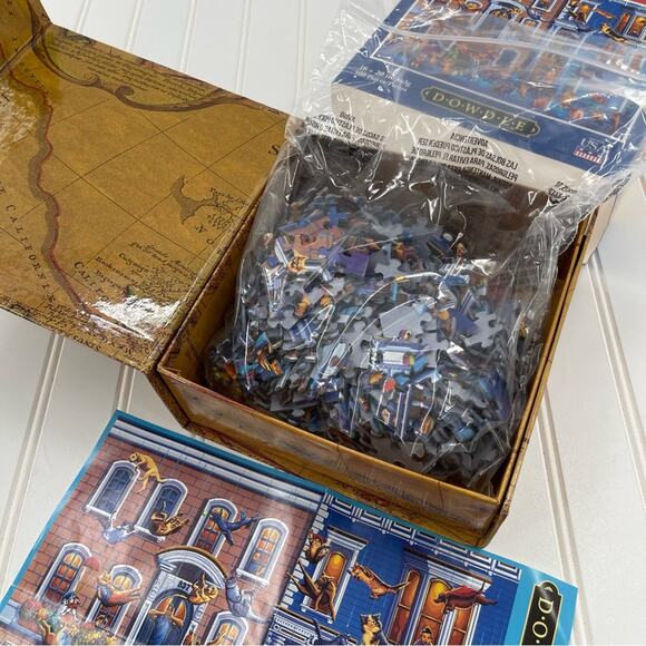 Dowdle Colorful and Fun Raining Cats & Dogs 500 Piece Puzzle - Picture 8 of 9